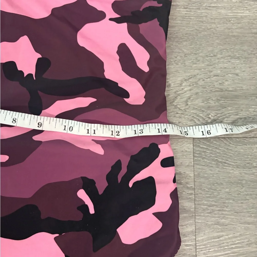 Balenciaga Black/pink one shoulder jersey camo New boutique swimsuit 🩱 - Picture 9 of 16